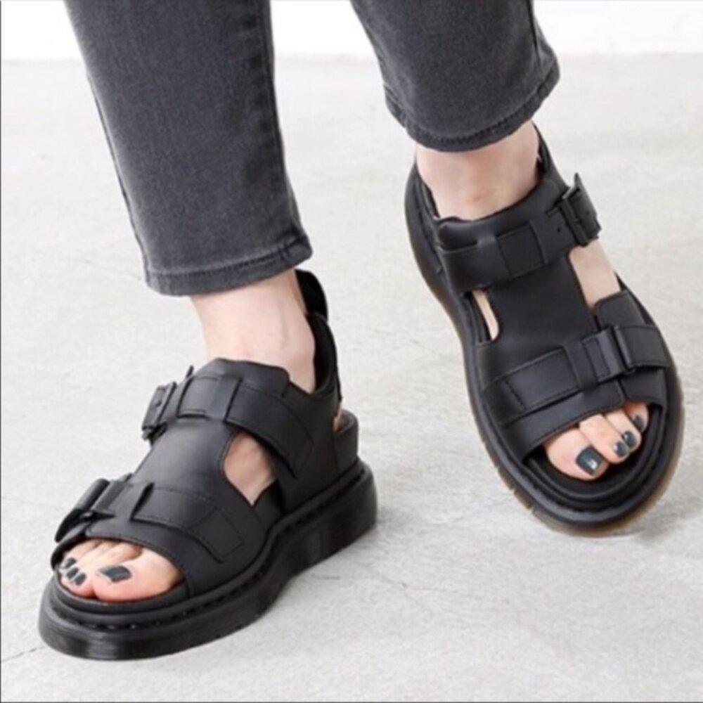Dr. Martens Kamilah Fisherman Sandals Black
